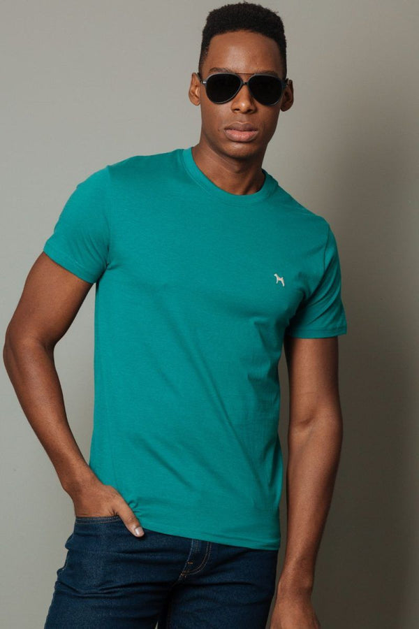 Camiseta Basica Verde Cali (Custom Fit) - Victor