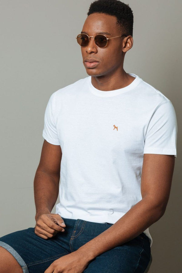 Camiseta Basica Blanco (Custom Fit) - Victor