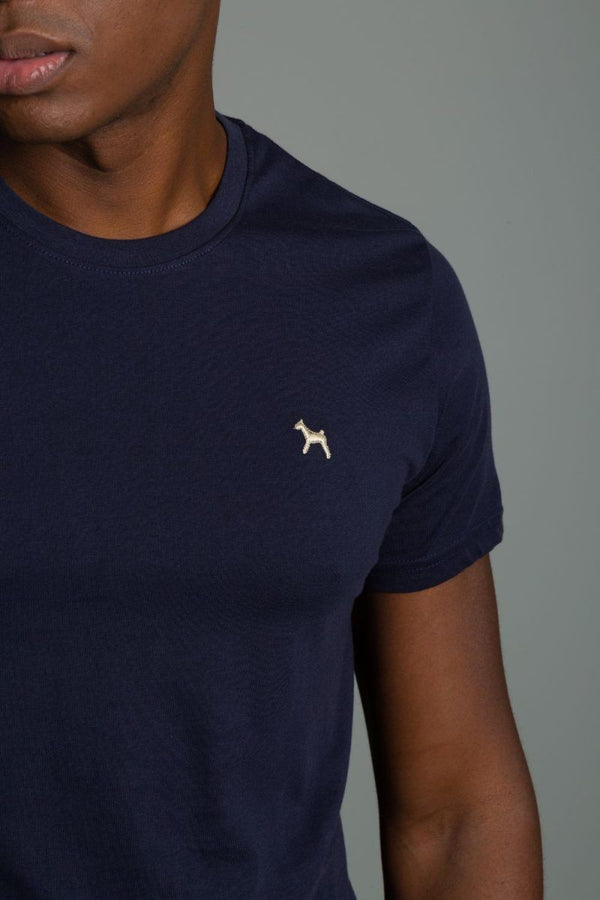 Camiseta Basica Azul Turqui (Custom Fit) - Victor