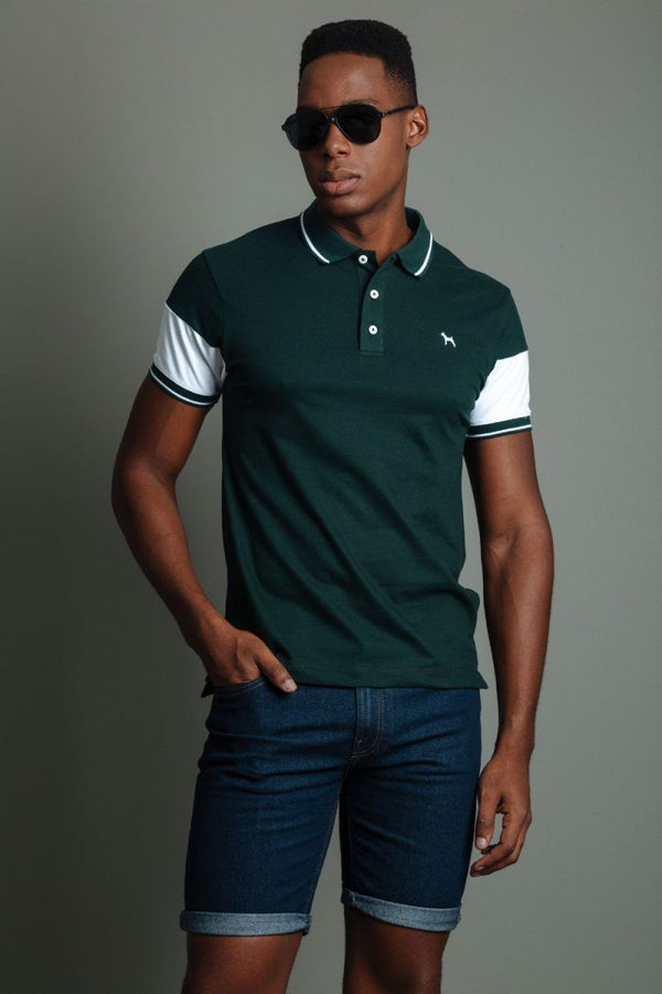 Polo Fashion Verde Oscuro (Custom Fit)