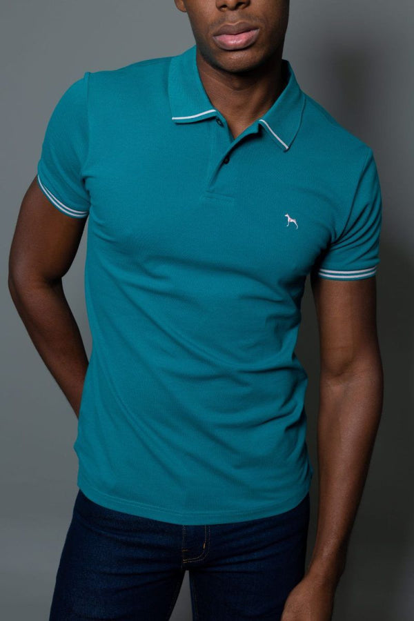 Polo Hombre Fashion Verde (Custom Fit) - Victor