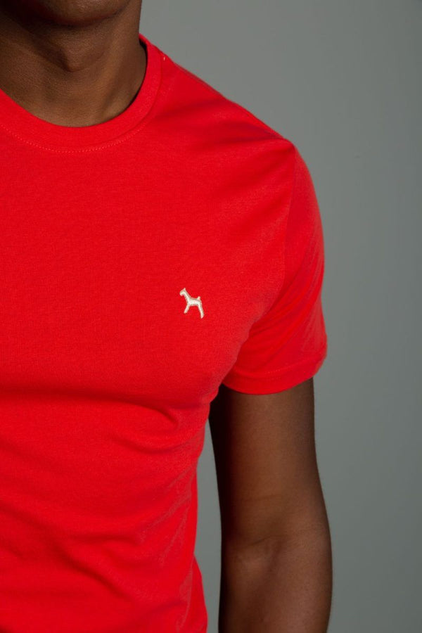 Camiseta Basica Rojo (Custom Fit) - Victor