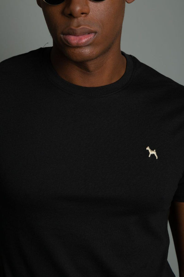 Camiseta Basica Negro (Custom Fit) - Victor