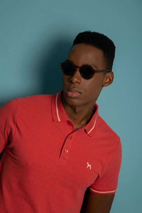 Polos Basicas Fondo Entero Rosado Oscuro (Custom Fit)