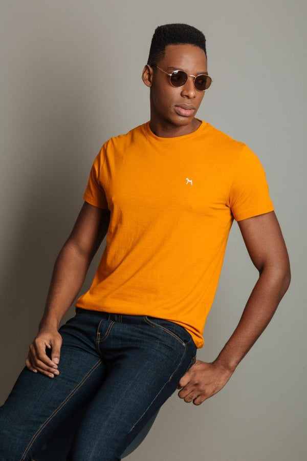 Camiseta Basica Mostaza (Custom Fit) - Victor