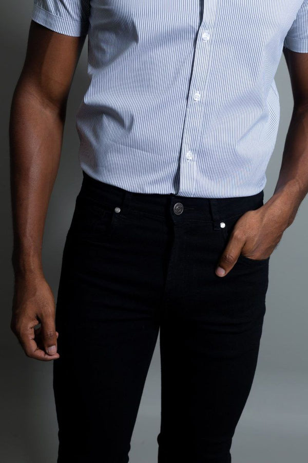 Jean Basico Negro (Slim Fit) - Victor