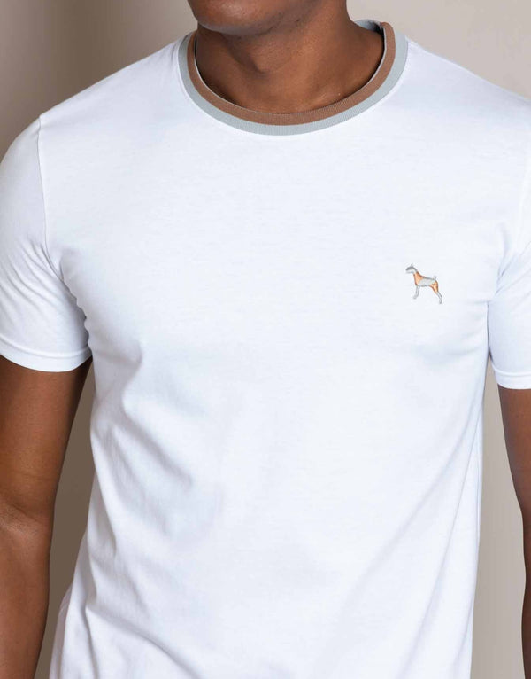 Camiseta Fashion Blanco (Custom Fit)