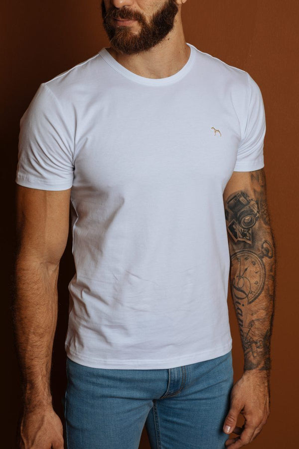 Camiseta Basica Blanca Premium (Slim Fit)