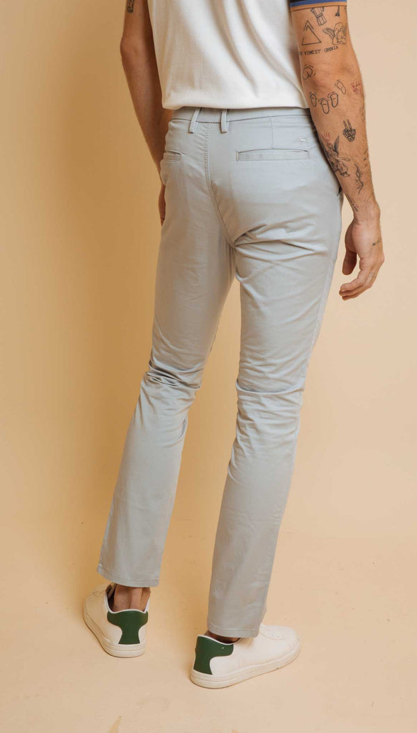 Pantalón Básico Gris Claro (Slim Fit) - Victor