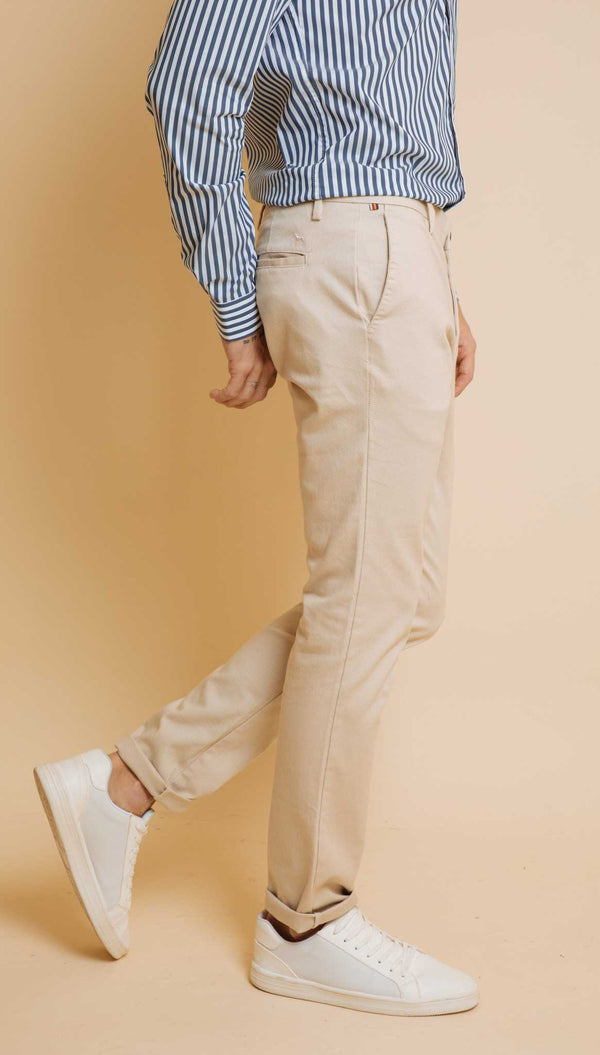 Pantalón Básico Pique Khaki (Slim Fit) - Victor