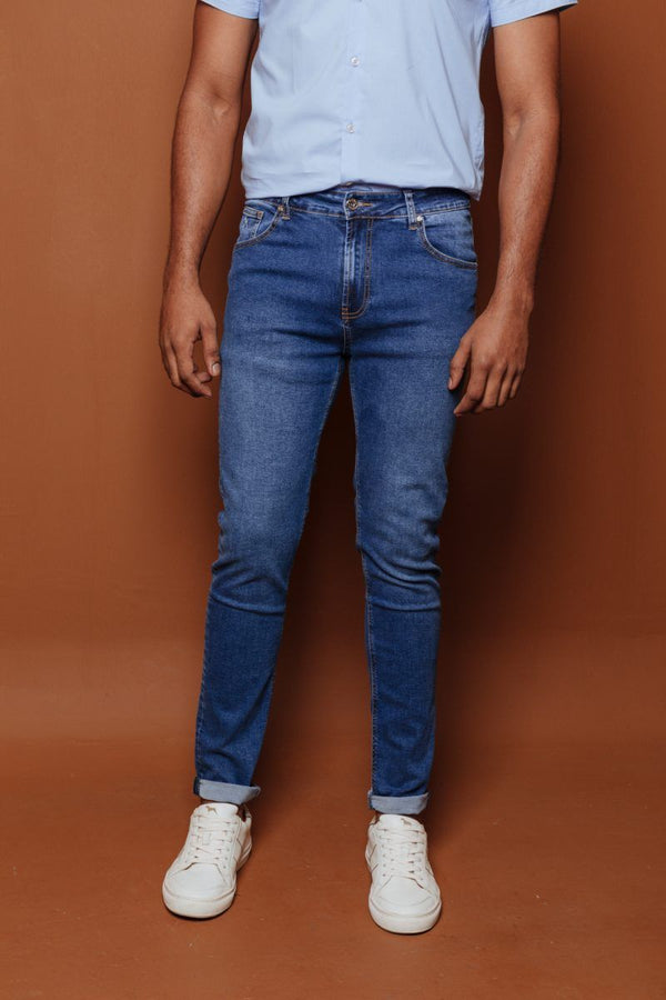 Jean Basico Azul Medio (Slim Fit)