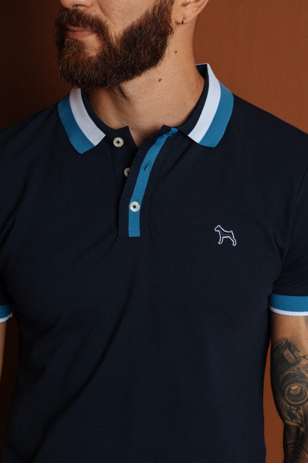 Polo fashion Azul Turqui (Slim Fit)