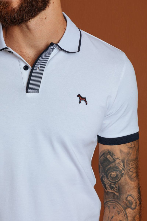 Polo Fashion Blanco (Slim Fit)
