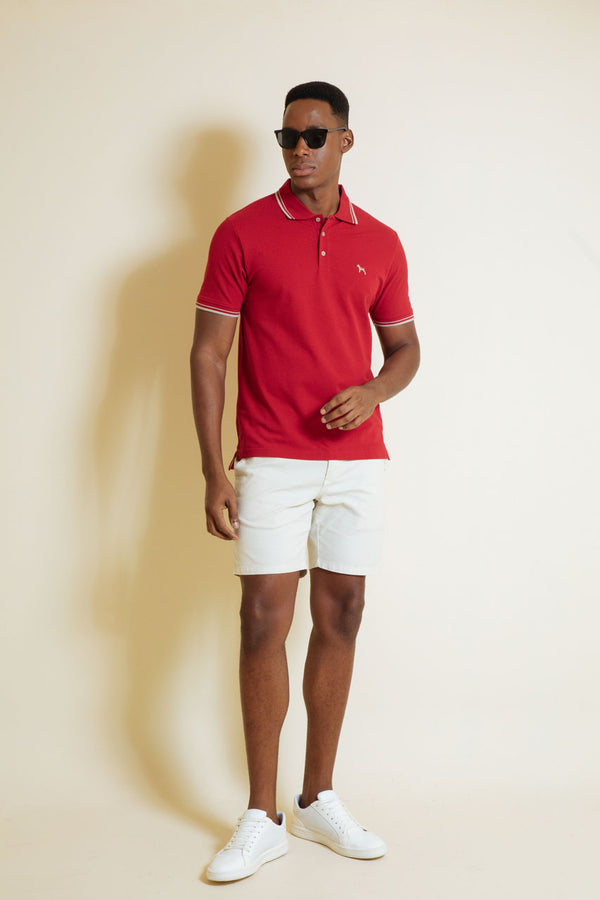 Polo Básica Rojo (Custom Fit)