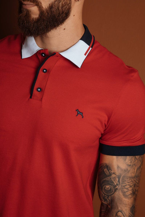 Polo fashion Rojo (Custom Fit)