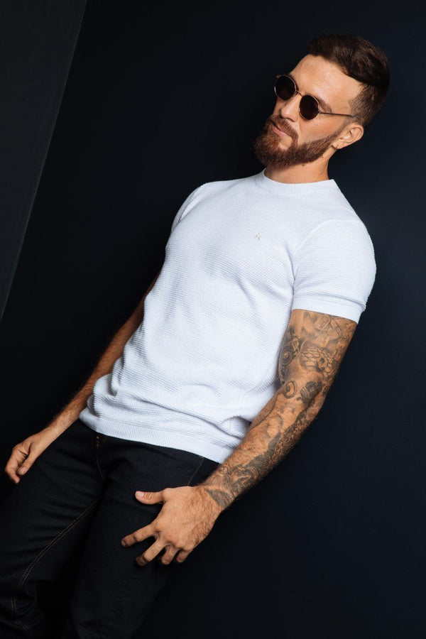 Camiseta Fashion Blanco (Custom Fit)