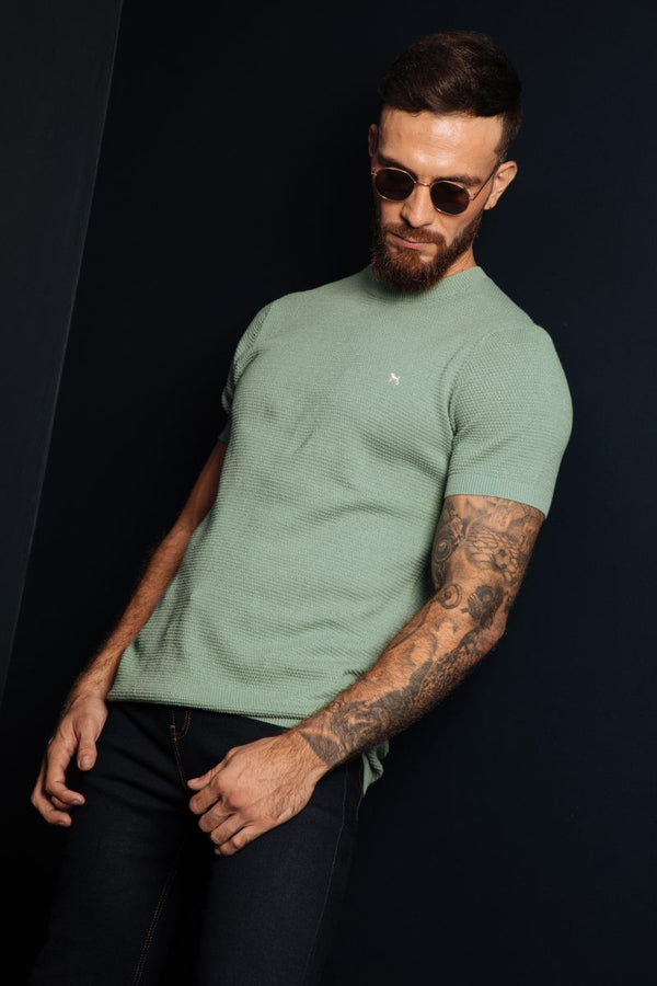 Camiseta Fashion Verde (Custom Fit)