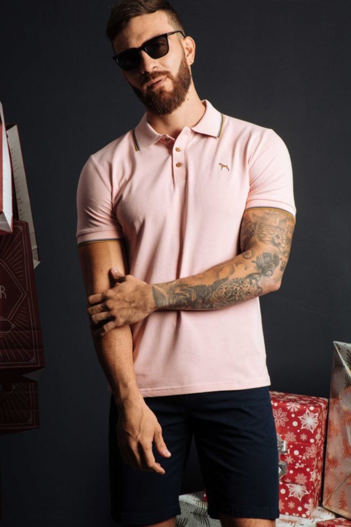 Polo Fashion Rosado (Slim Fit)