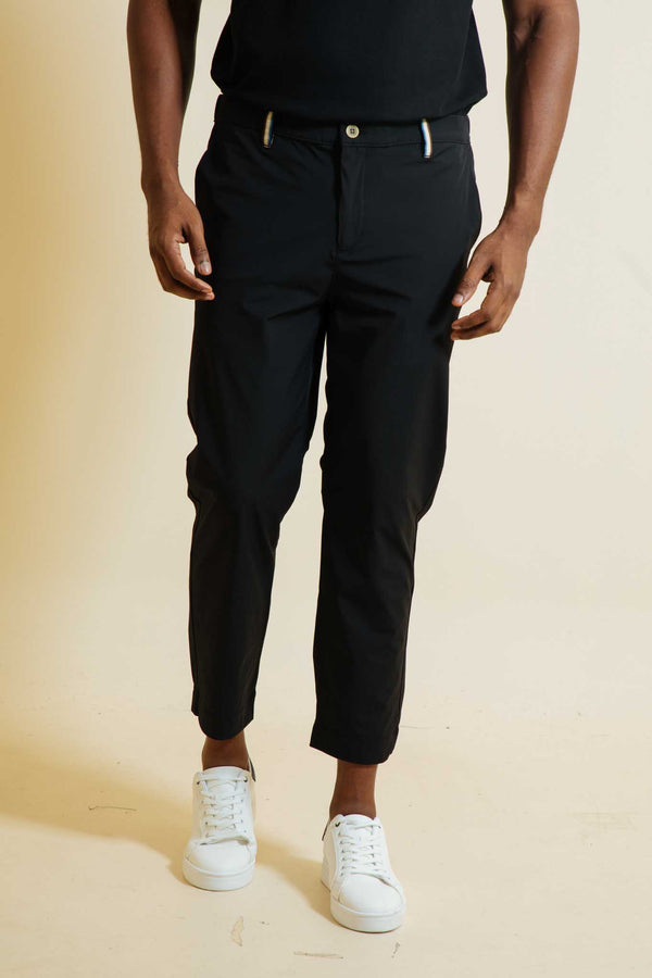 Pantalón Fashion Tipo Jogger Negro