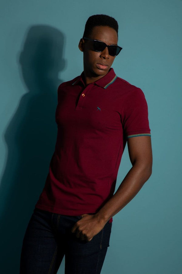 Polo Fashion Vinotinto (Custom Fit)