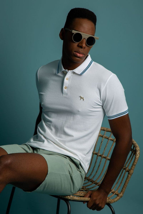 Polo Fashion Fondo Entero Blanco (Custom Fit)