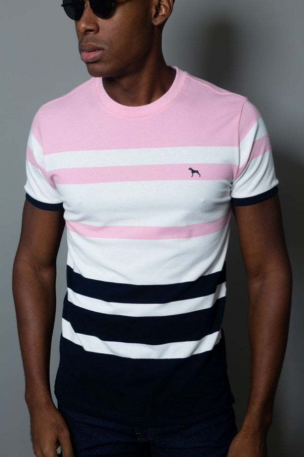 Camiseta Hombre Fashion Rayas (Custom Fit) - Victor