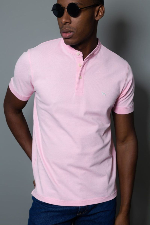Polo Basica Cuello Neru Rosado (Custom Fit) - Victor