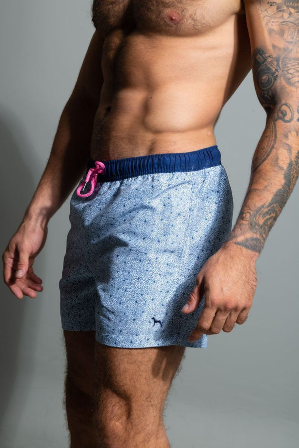 Pantaloneta de Baño Mini Print (Custom Fit) - Victor