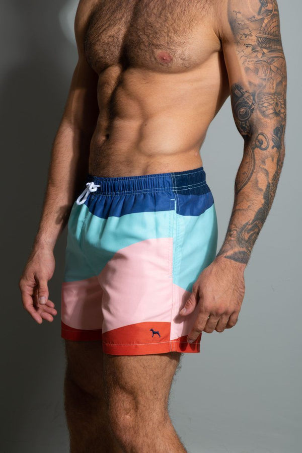 Pantaloneta de Baño Raya Gruesa (Custom Fit) - Victor