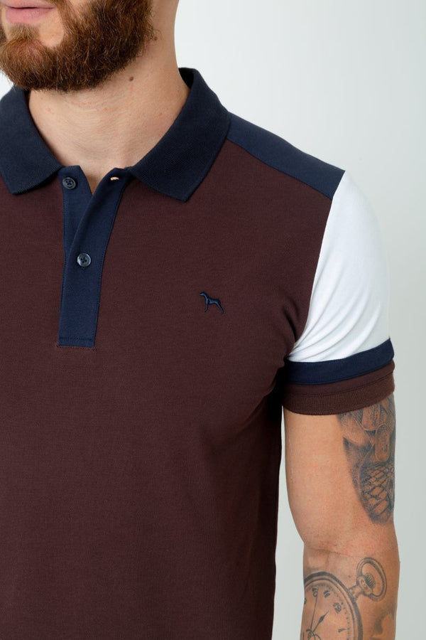 Polo Fashion Bloque Cafe (Slim Fit) - Victor