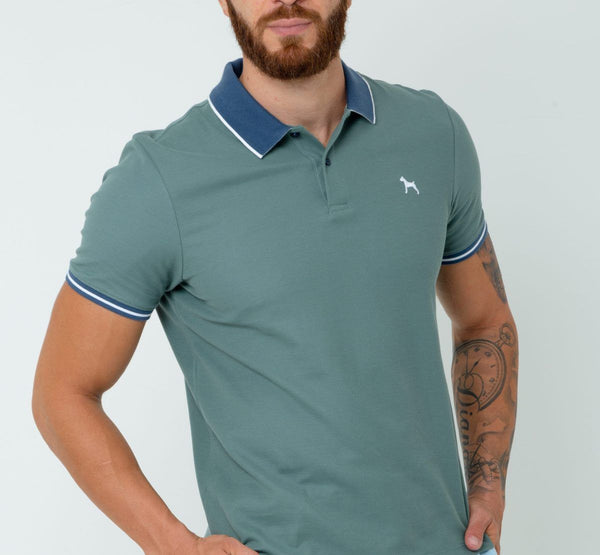 Polo Fashion Pima Peruano Verde (Slim Fit) - Victor