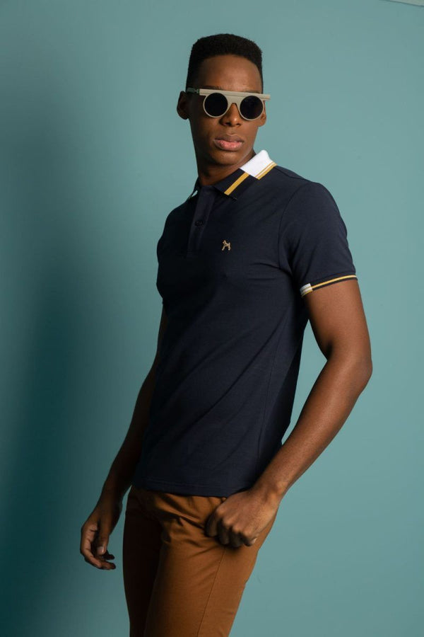 Polo Fashion Azul Turqui (Custom Fit)