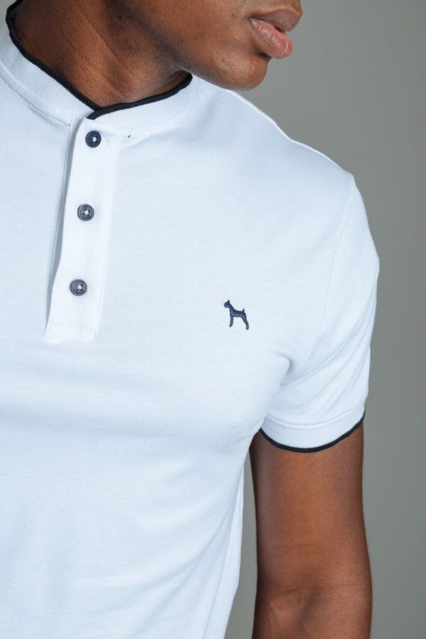 Polo Fashion Cuello Neru Blanco (Custom Fit)