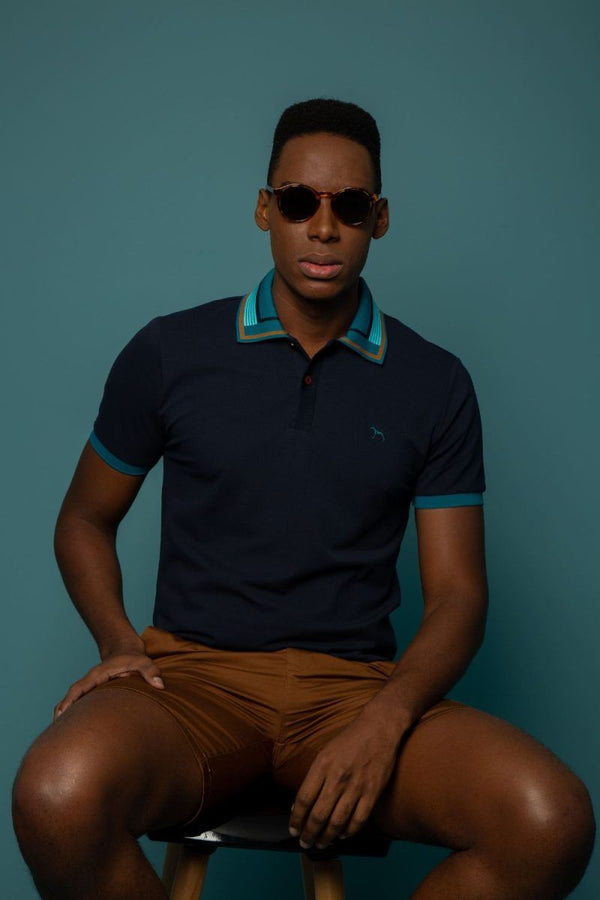 Polo Fashion Azul Turqui (Custom Fit)