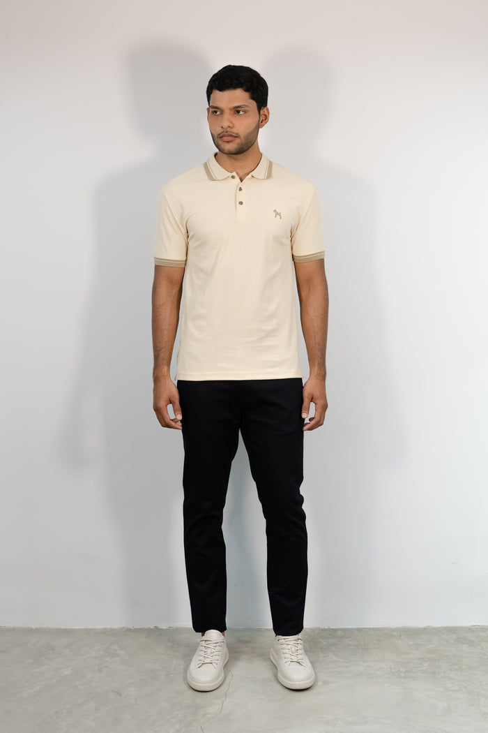Polo Básica Crema
