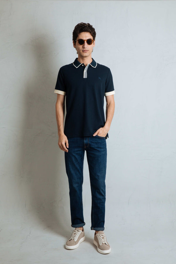 Polo Fashion Azul Turquí