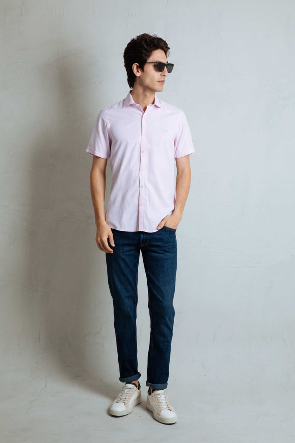 Camisa Manga Corta Rosado