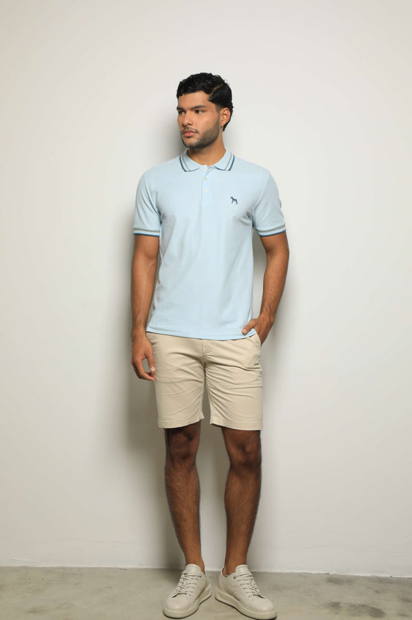 Polo Básica Baby Blue