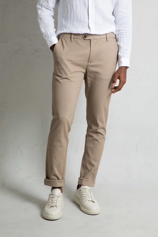 Pantalón Chino Pique Khaki