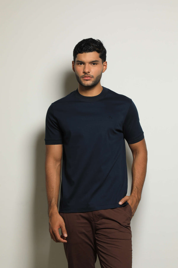 Camiseta Mercerizada Navy
