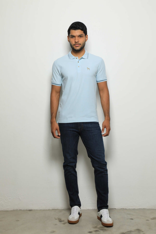 Polo Básica Baby Blue