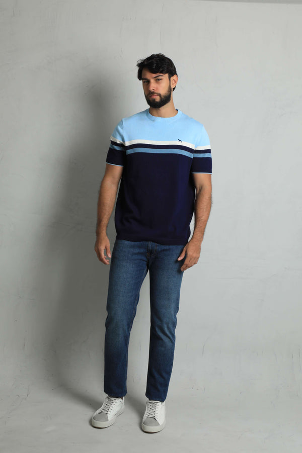 Suéter Fashion Navy - Azul Claro