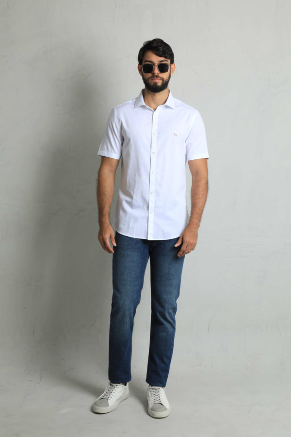 Camisa Manga Corta Blanco