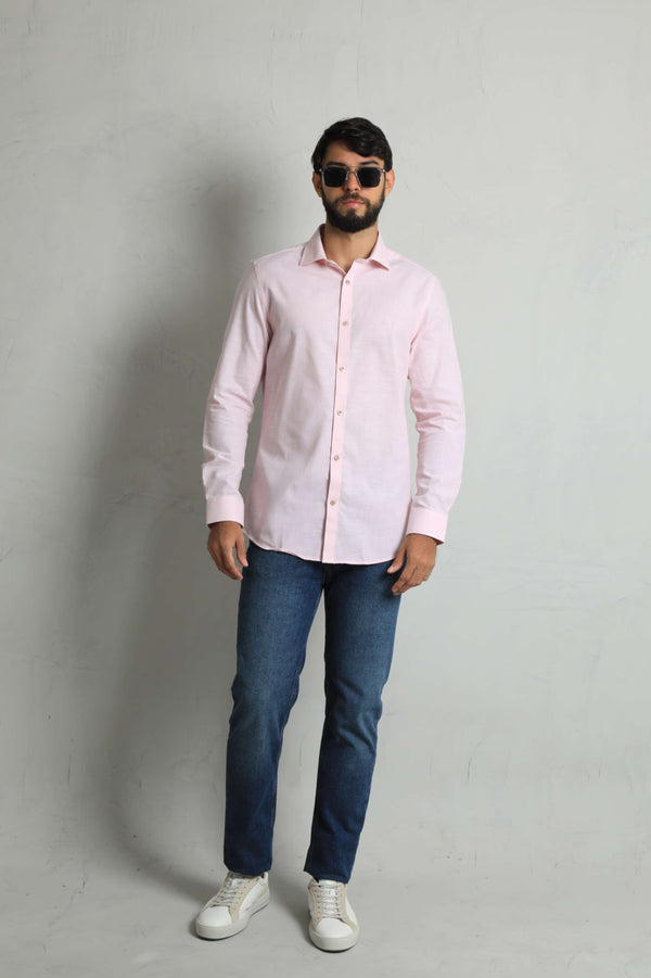 Camisa Manga Larga Rosado