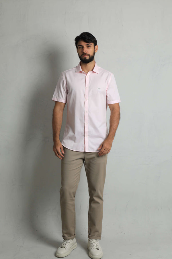 Camisa Manga Corta Rosado