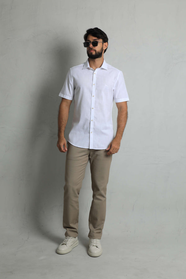 Camisa Manga Corta Blanco