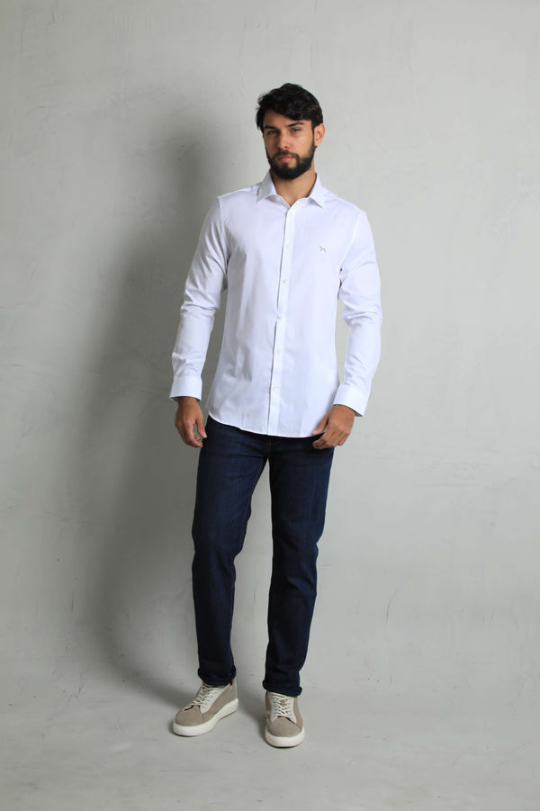 Camisa Manga Larga Blanco