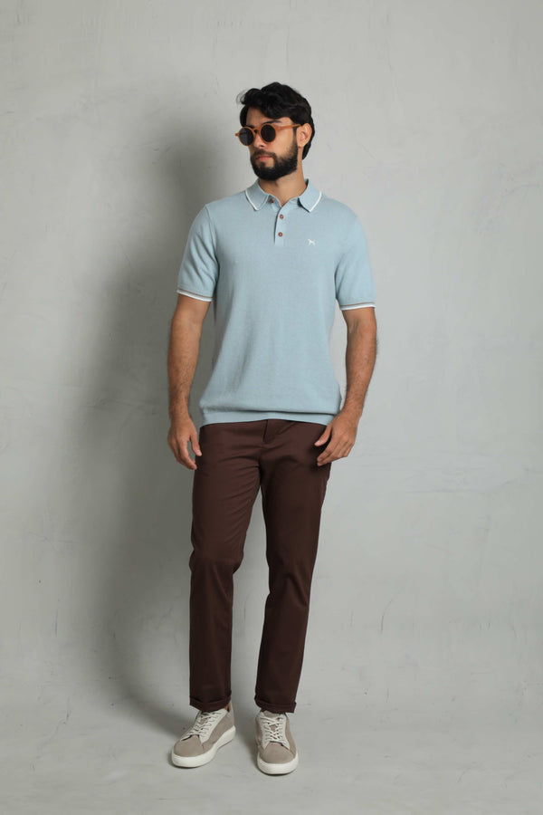 Suéter Tejido Fashion Baby Blue