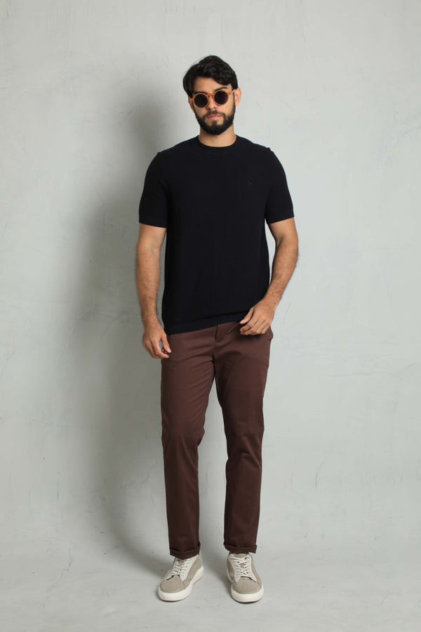 Suéter Fashion Tejido Navy (Textura)