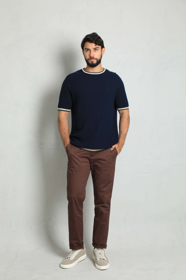 Suéter Fashion Azul Turquí